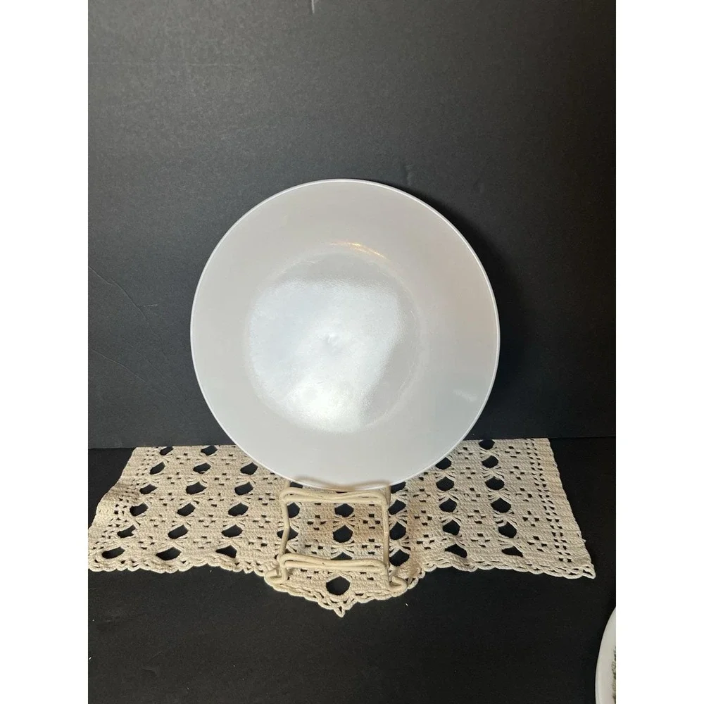 Vintage‎ Corelle Spring Blossom Green Set of 4 Salad Luncheon Plates - 8-1/2